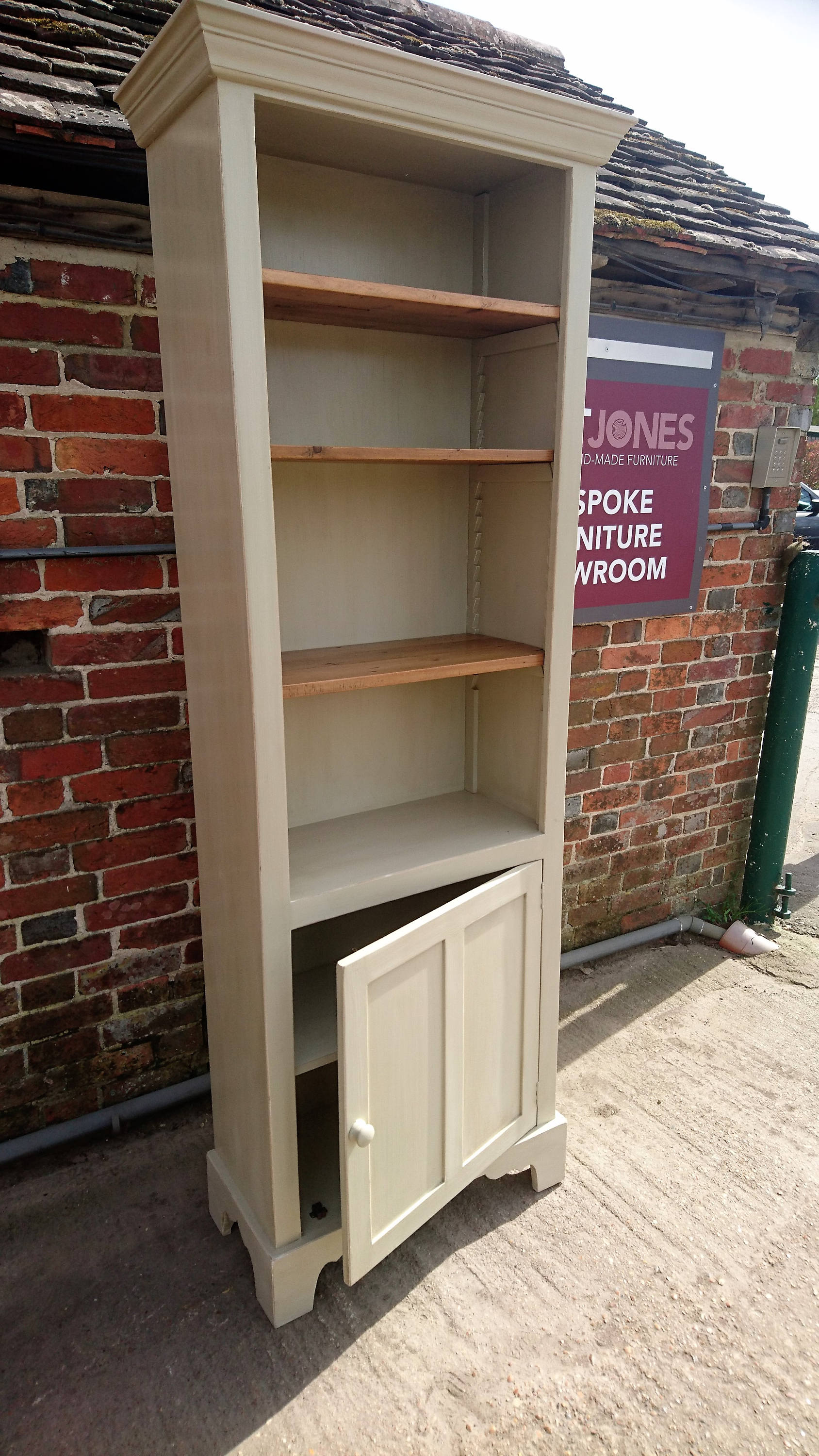 Freestanding Bookcase With Cupboard Etsy UK