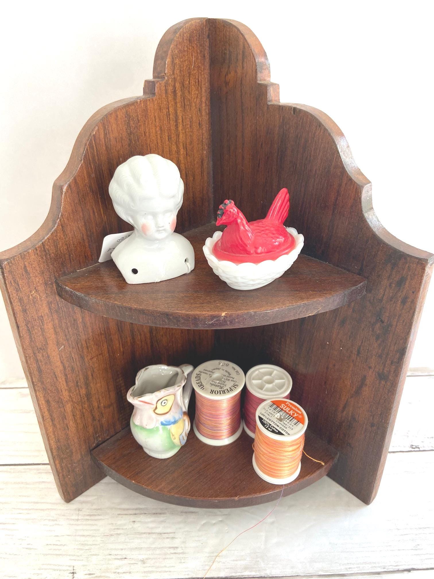 Corner Whatnot Shelf - Etsy
