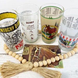 Lunettes officielles Kentucky Derby Mint Julep - VOTRE CHOIX - 1975 1982 1991