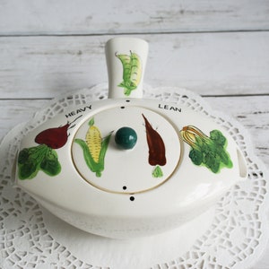 Vintage Gravy Boat with Heavy Fat and Lean Separator