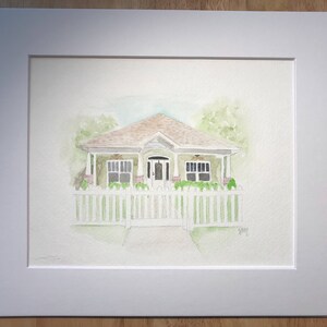Custom Watercolor House Painting