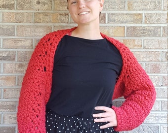 ¿Puedo hablar con el gerente? Patrón de crochet de encogimiento de hombros