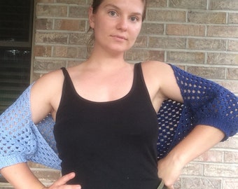 Patrón de crochet de encogimiento de hombros de cabeza o cola