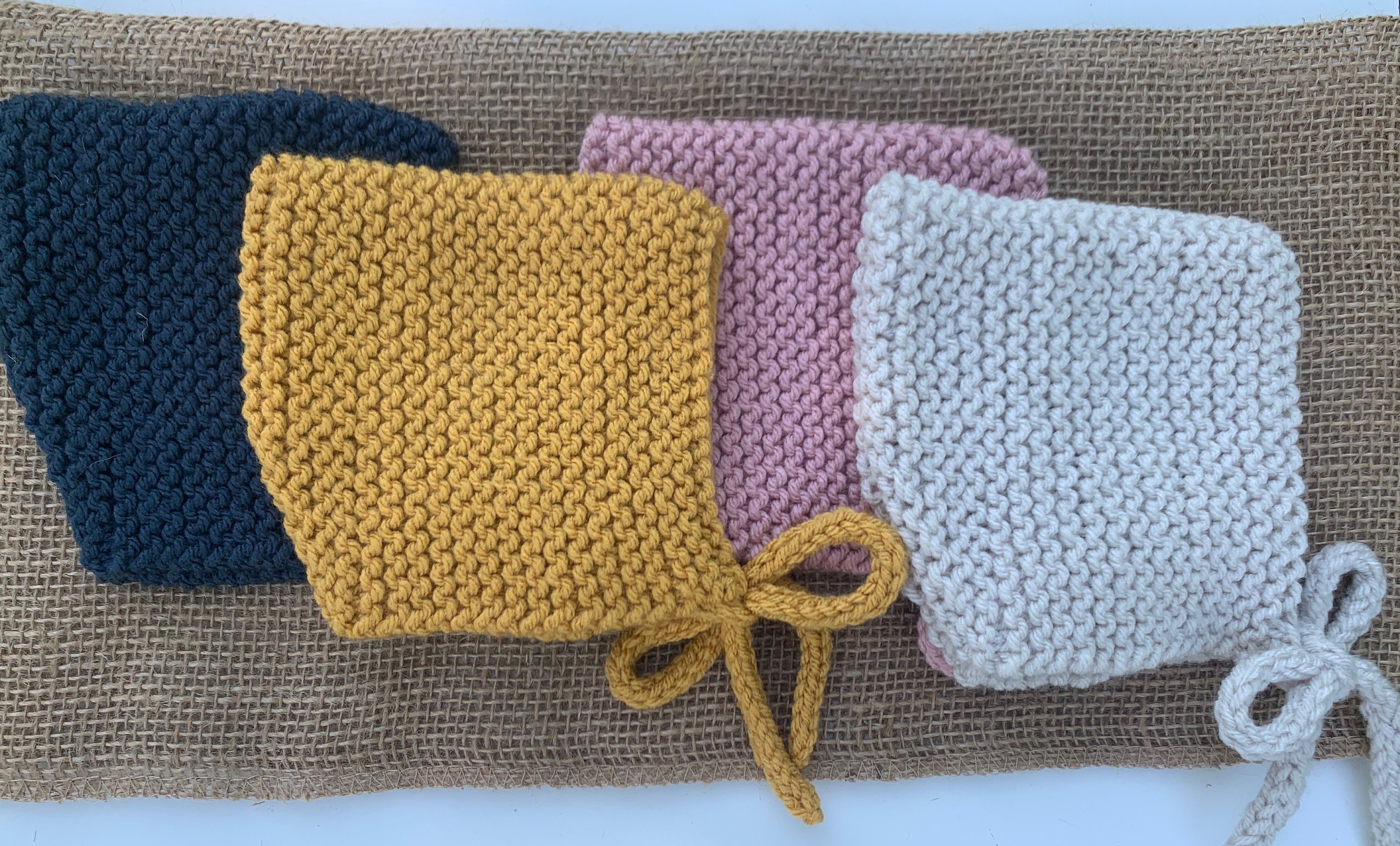 Knit Baby Bonnet