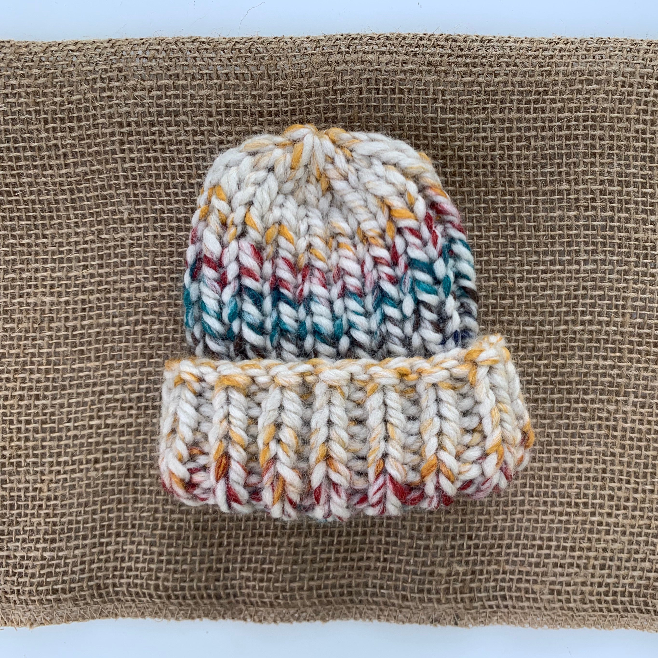 Hand Knit Newborn Hat Etsy