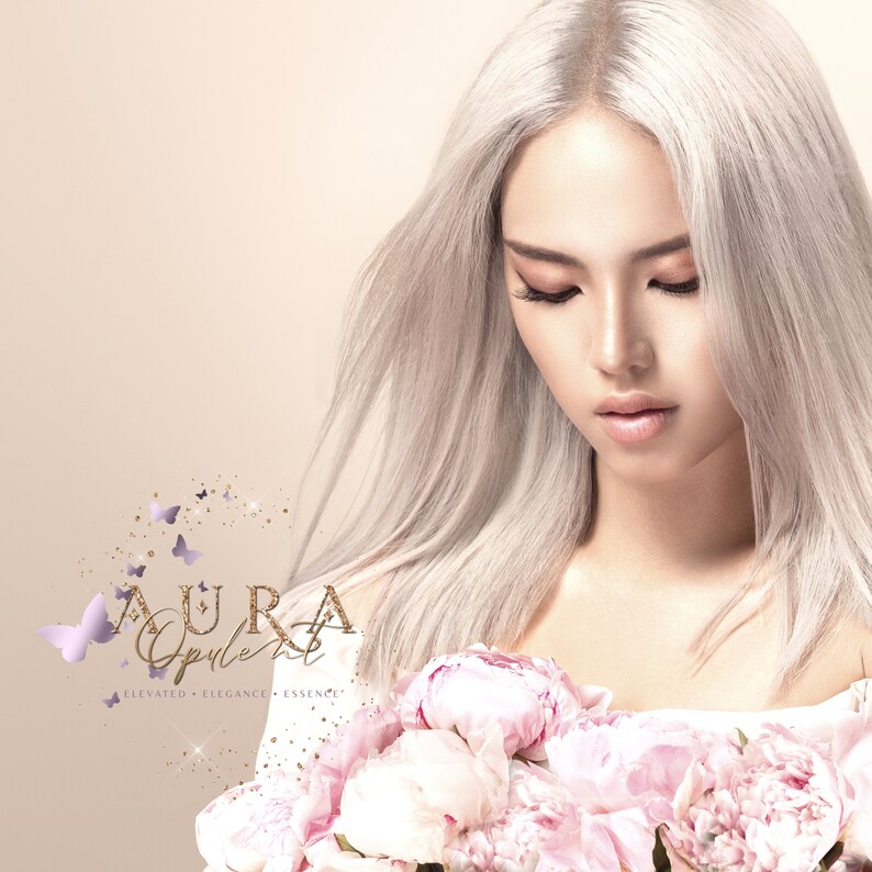 AURA OPULENT Alternative Logo Versatile Logo Design Business Etsy