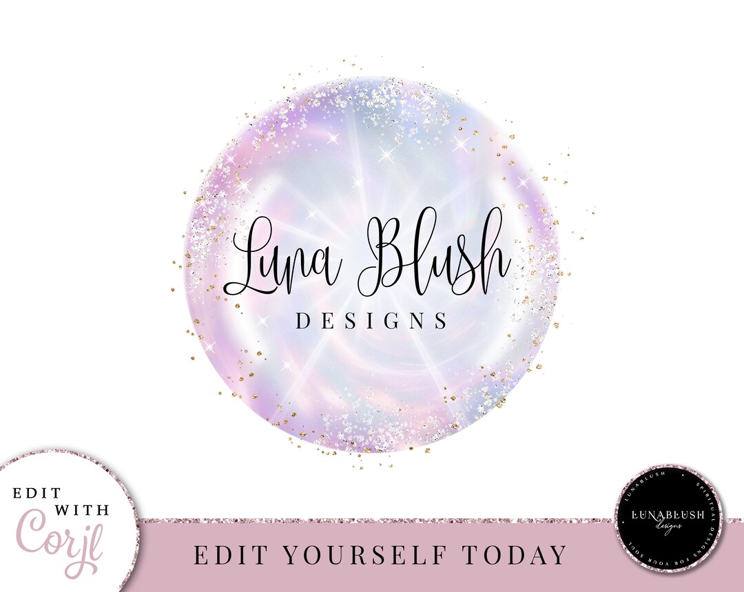 DIVINE LIGHT Logo, Spiritual Logo, Logo, Logo Design, Premade Logo
