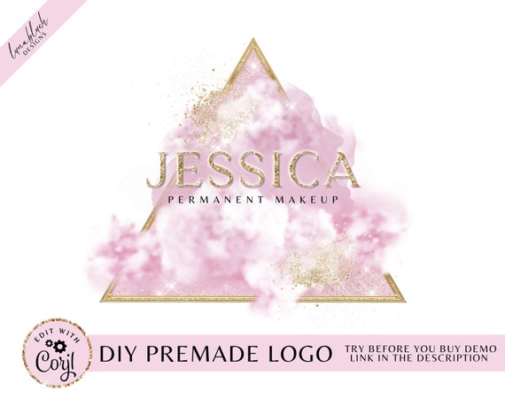 Magical Clouds and Triangle Geometric Logo Logo Design Logo - Etsy