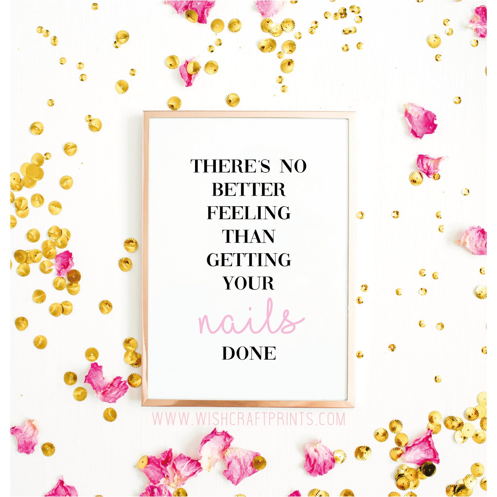 Nail Salon Beauty Quote A4 A3 Wall Art Poster Print Unframed Etsy