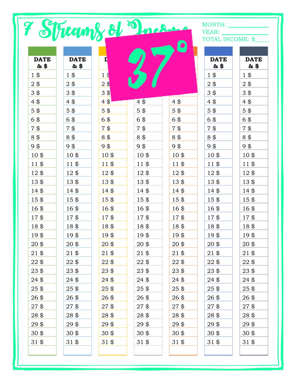 7-streams-of-income-worksheet-track-your-income-for-a-month-etsy