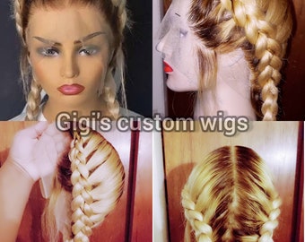 Kim K Blonde Wig Etsy