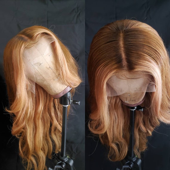 Honey Blonde Strip In Front With Honey Brown In The Back Etsy