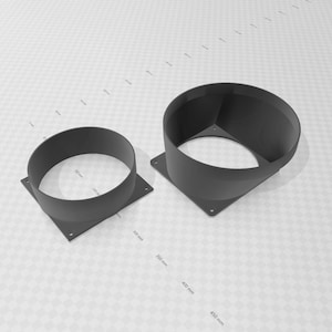 Whatsminer ASIC Shroud STLs -  6/8inch duct - Download and print your own!