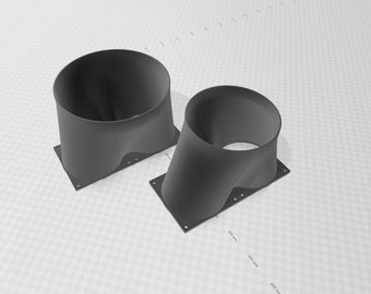 STL de cubierta ASIC de Antminer: Conducto doble de 120 mm a 6/8 de pulgada (descarga digital)