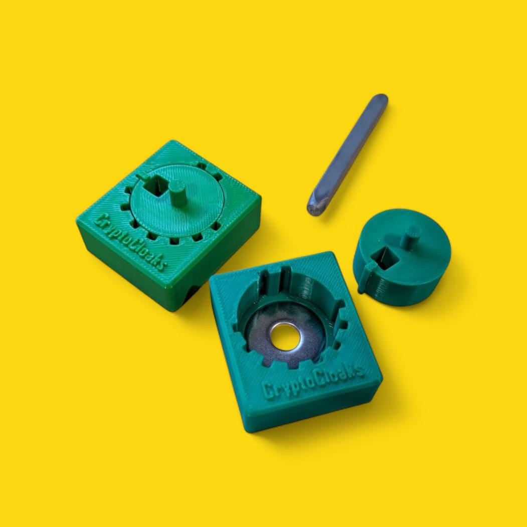 Jeu De Washer Extérieur D-Central.TECH Blockmit DIY Washer Jig | 3D-Printed  Crypto Security Tool For BIP39 Metal Backups | Precision Stamping For Metal  Washers Crypto Seed Phrase Storage