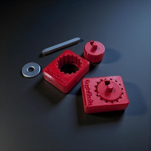 Bitcoin Washer Jig: DIY Stamp Tool, Crypto Seed Phrase Security - 1Inch Washers