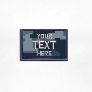 2X4 Inch Custom Designed Embroidered Patch- LOGO Patch- Premium Patch ...