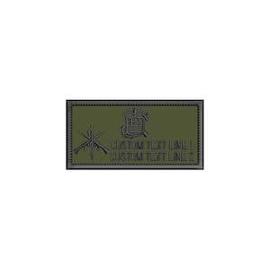 2X4 Inch US Navy Command patch -Embroidered with hook fastener-  Premium patch