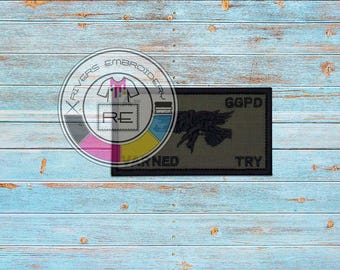 OD Green Embroidered Plate carrier flak patch- 2.25" x 4" - Comes with a black edge trim – Hook Fastener - Free Domestic Shipping