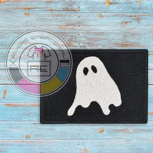 Custom fully Embroidered Patch: 3x4 inch, USA Made, Hook Fastener or Sew-On