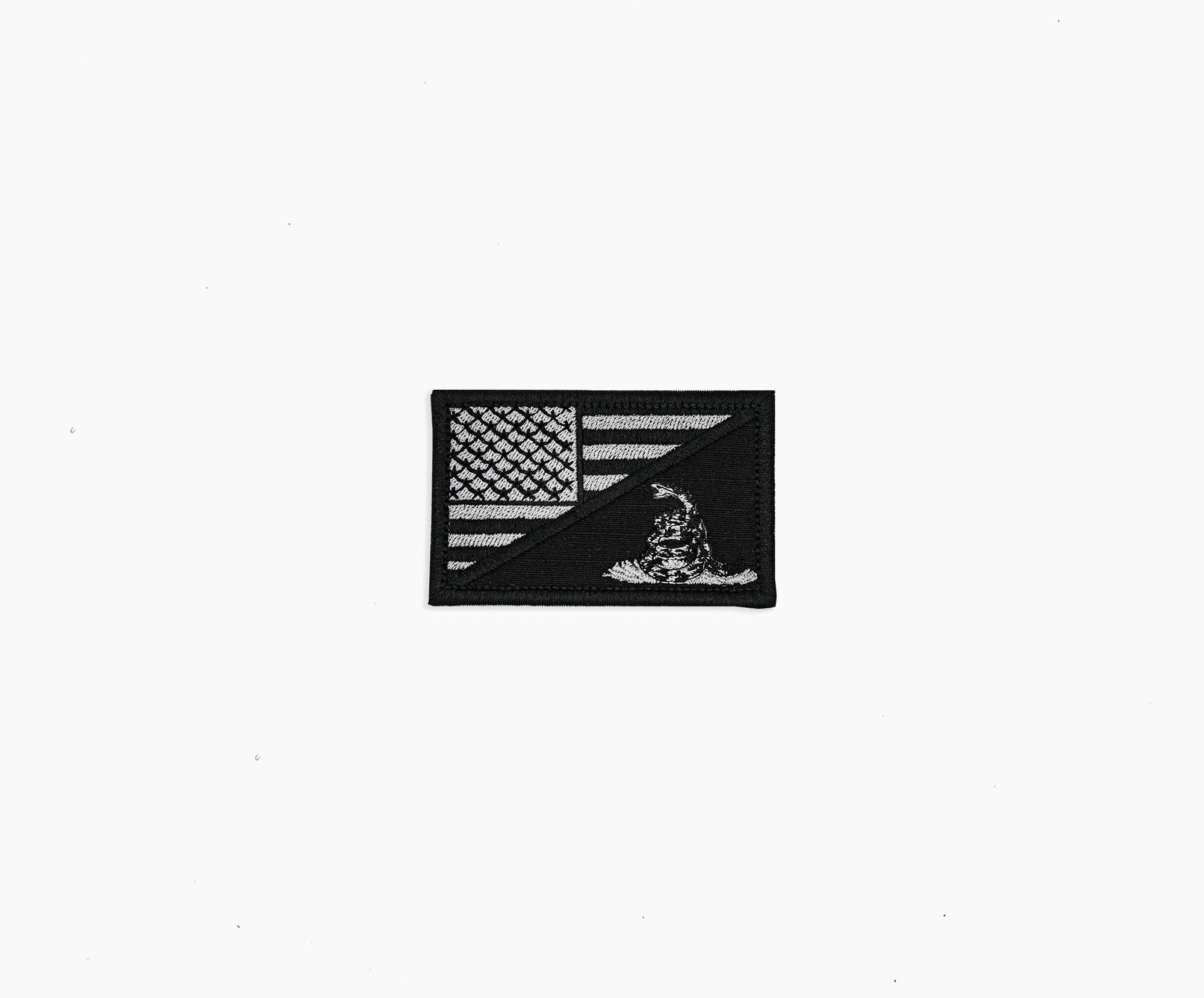2.25X3.5 Inch Custom Half flag Half art Embroidered Patch Your choice