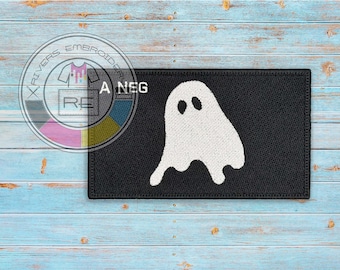100% Fully Embroidered 3.5X6 Inch Custom Designed Patch - Embroidered: Your choice of Sew on or Hook Fastener backing- LOGO Patch