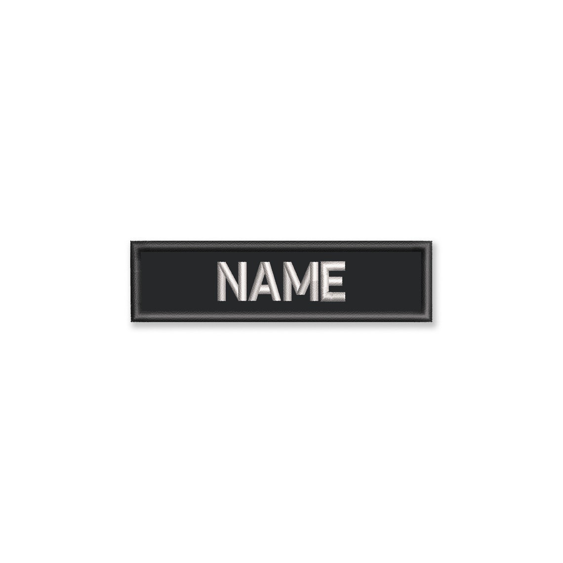 1x2 Name Tape Embroidered Patch Sew On/hook Fastener With Etsy