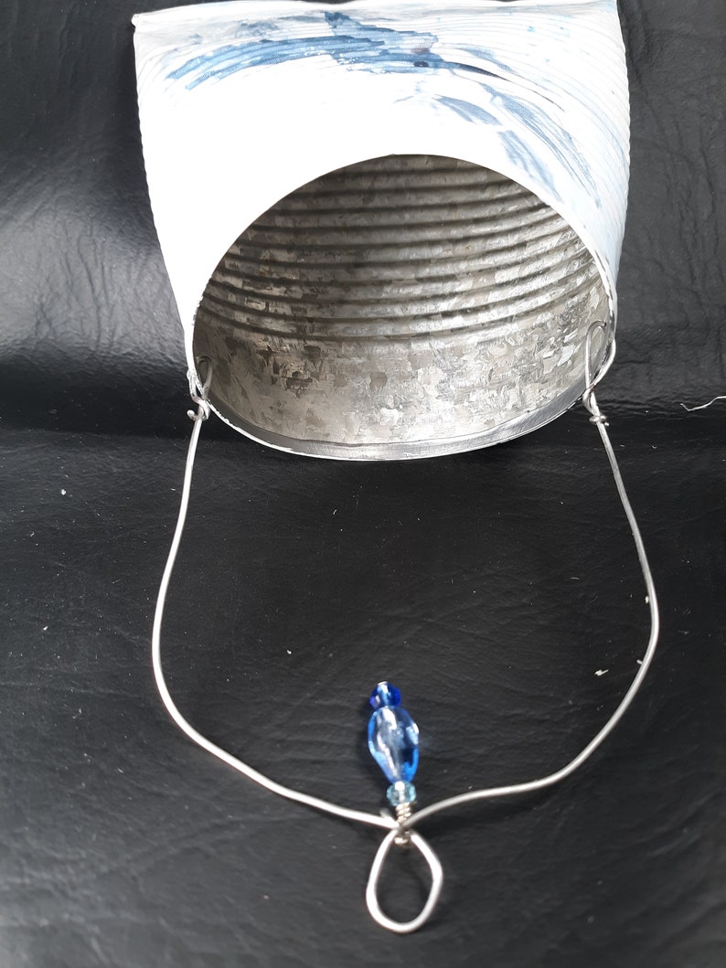 Tin Wall Pocket Upcycled Tin Can Tin Can Art Flower Holder Etsy