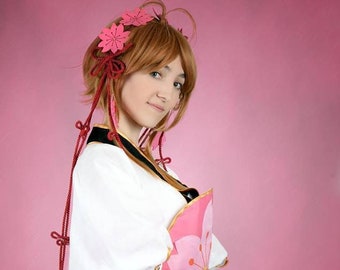 Princess Sakura Chinese Dress Cherry Tsubasa Cosplay Costume