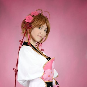 Princess Sakura Chinese Dress Cherry Tsubasa Cosplay Costume