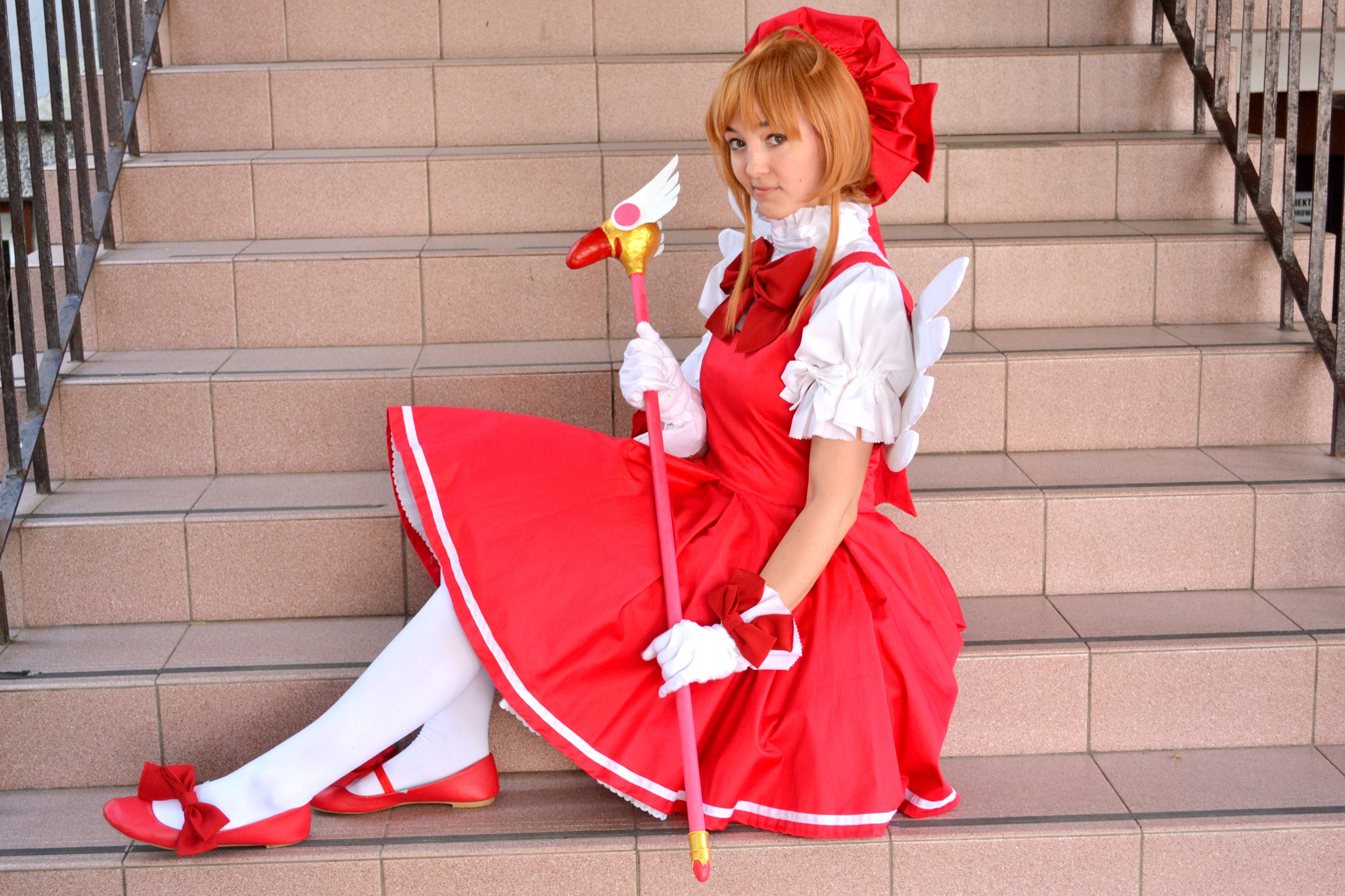 Cardcaptor Sakura Cosplay Hong Kong travel Dress Costume Customize