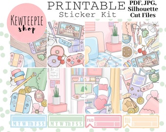 PRINTABLE Planner Sticker Kit | Lucky Charm Printable Planner Stickers ...