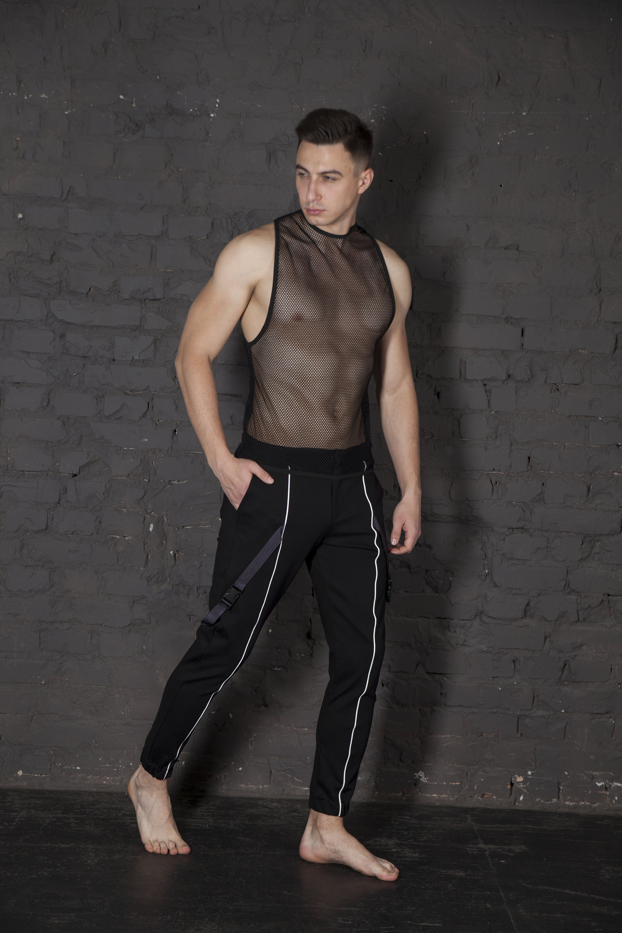 Mens Stringer Tank Muscle Tank Men Mesh tank See thru Etsy