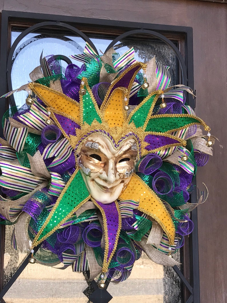 mardi gras front door mat