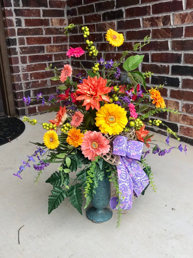 Flowers for grave spring summer flowers for grave cemetery Etsy