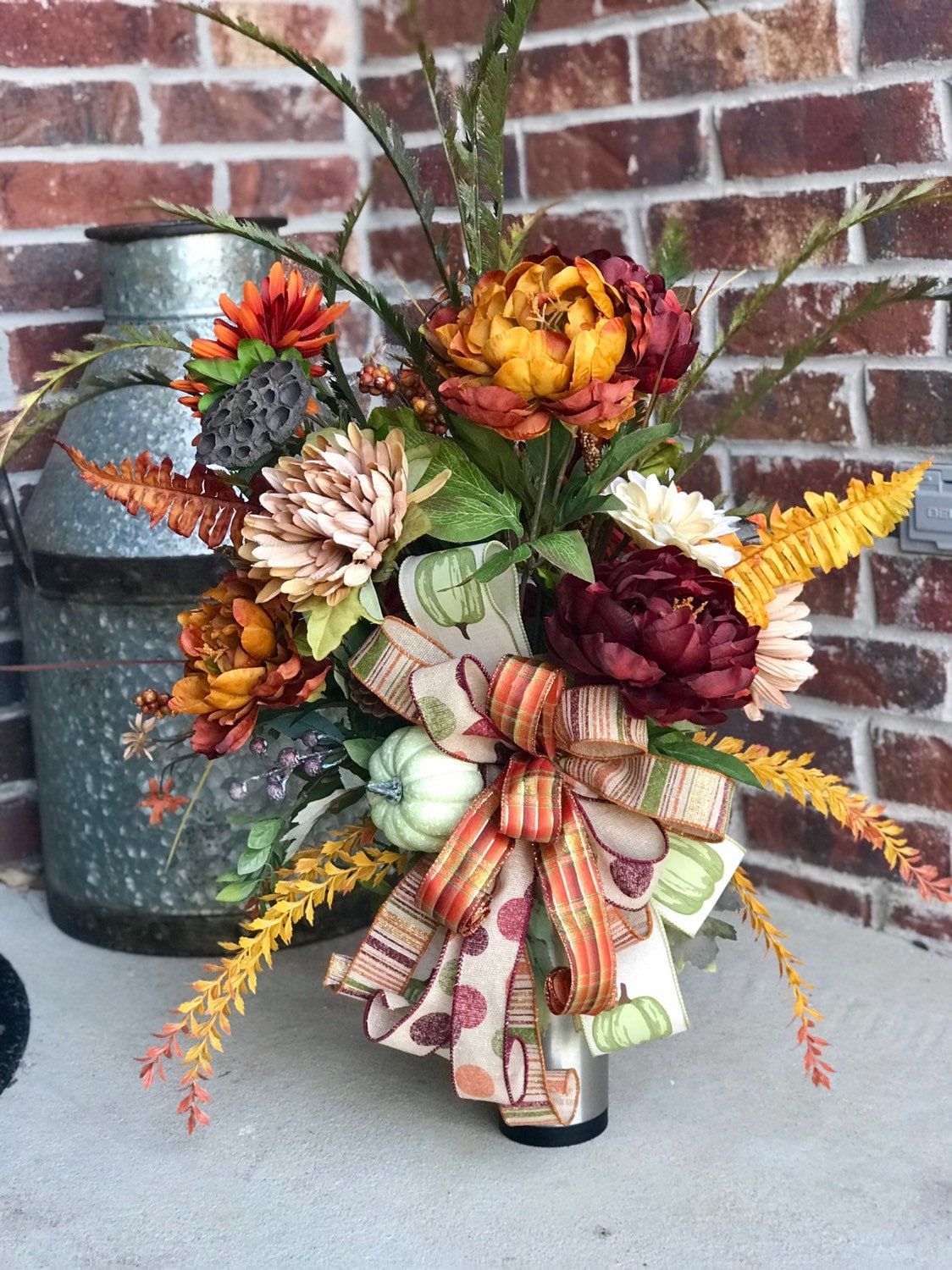 Fall flowers for grave autumn fall flowers for grave Etsy
