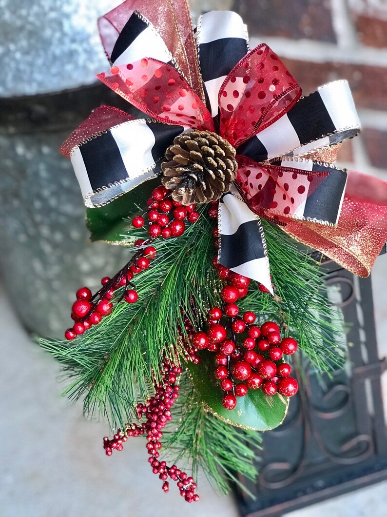 Woodland christmas lantern swag winter lantern swag woodland Etsy