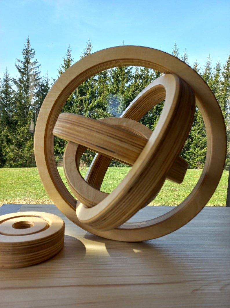 Wooden Circles Set Toy, Size Sorting Rings Toy, Educational Learning ...