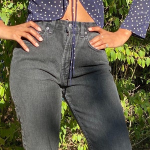 Gap Black Jeans / Ankle Boot Cut 90s / High Waisted Classic Fit Jeans