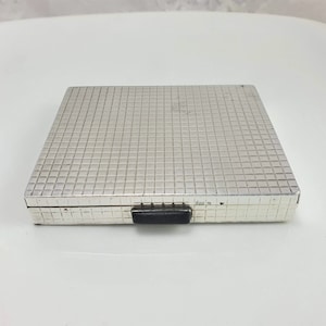 Vintage European Sterling Silver Cigarette Case Art Deco