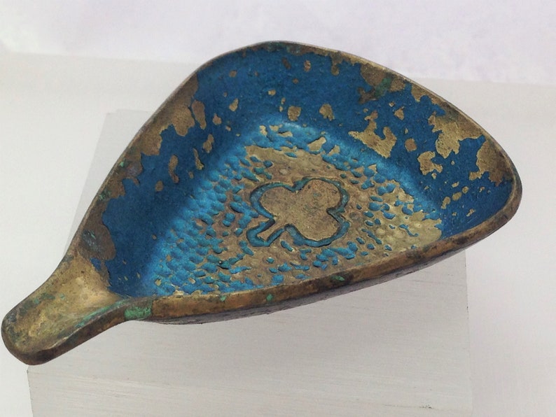 Vintage Jewish Judaica Art Gift Vintage Ash Tray Vintage Bronze Ashtray Collectible Judaica Jewish 1950/'s Israel Tamar