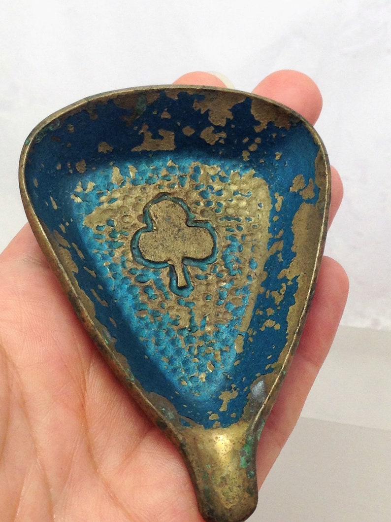Vintage Jewish Judaica Art Gift Vintage Ash Tray Vintage Bronze Ashtray Collectible Judaica Jewish 1950/'s Israel Tamar