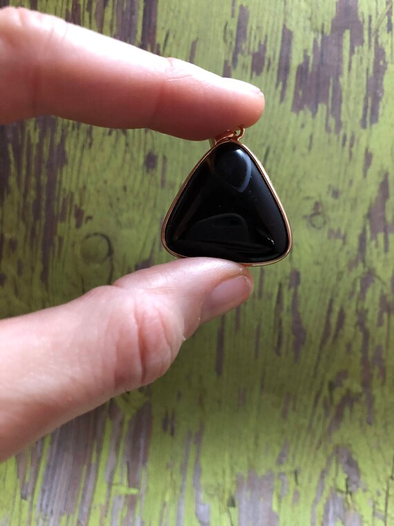 Sodalite Unity Triangle Pendant for Recovery - Em… - image 2