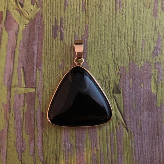 Sodalite Unity Triangle Pendant for Recovery - Em… - image 1