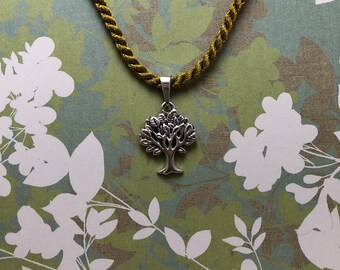 Silver Tree of Life Pendant for Recovery