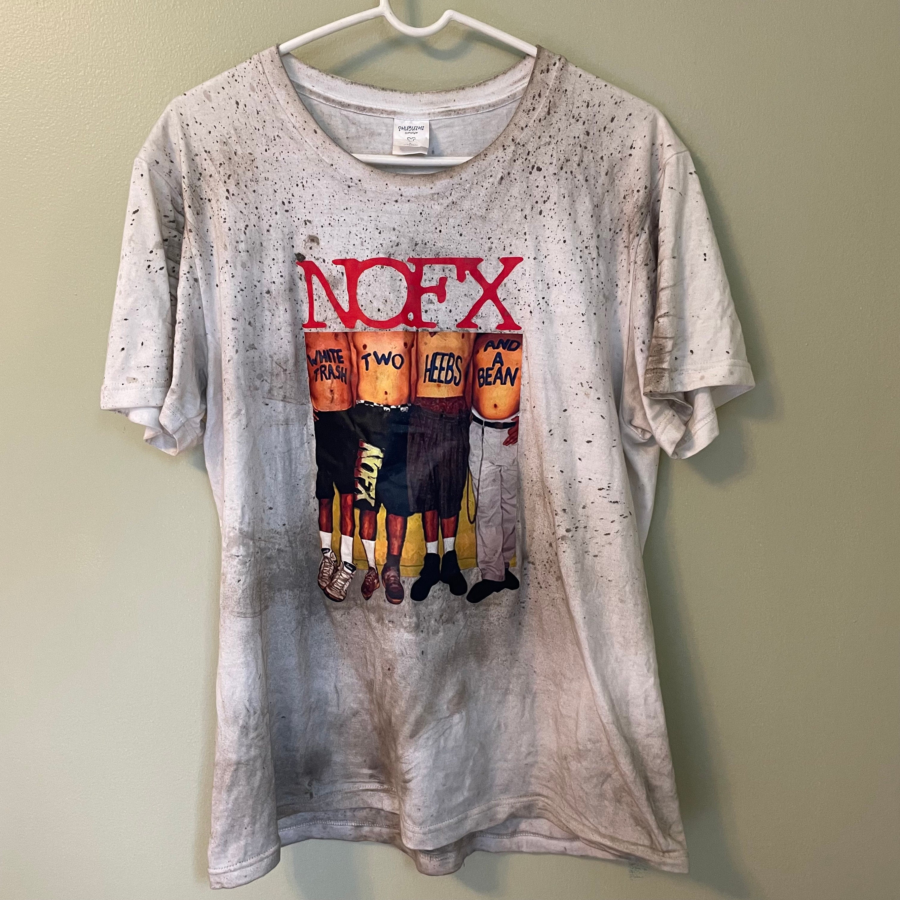 NOFX - White Trash Two Heebs and A Bean - Size Large - Soul Doubt