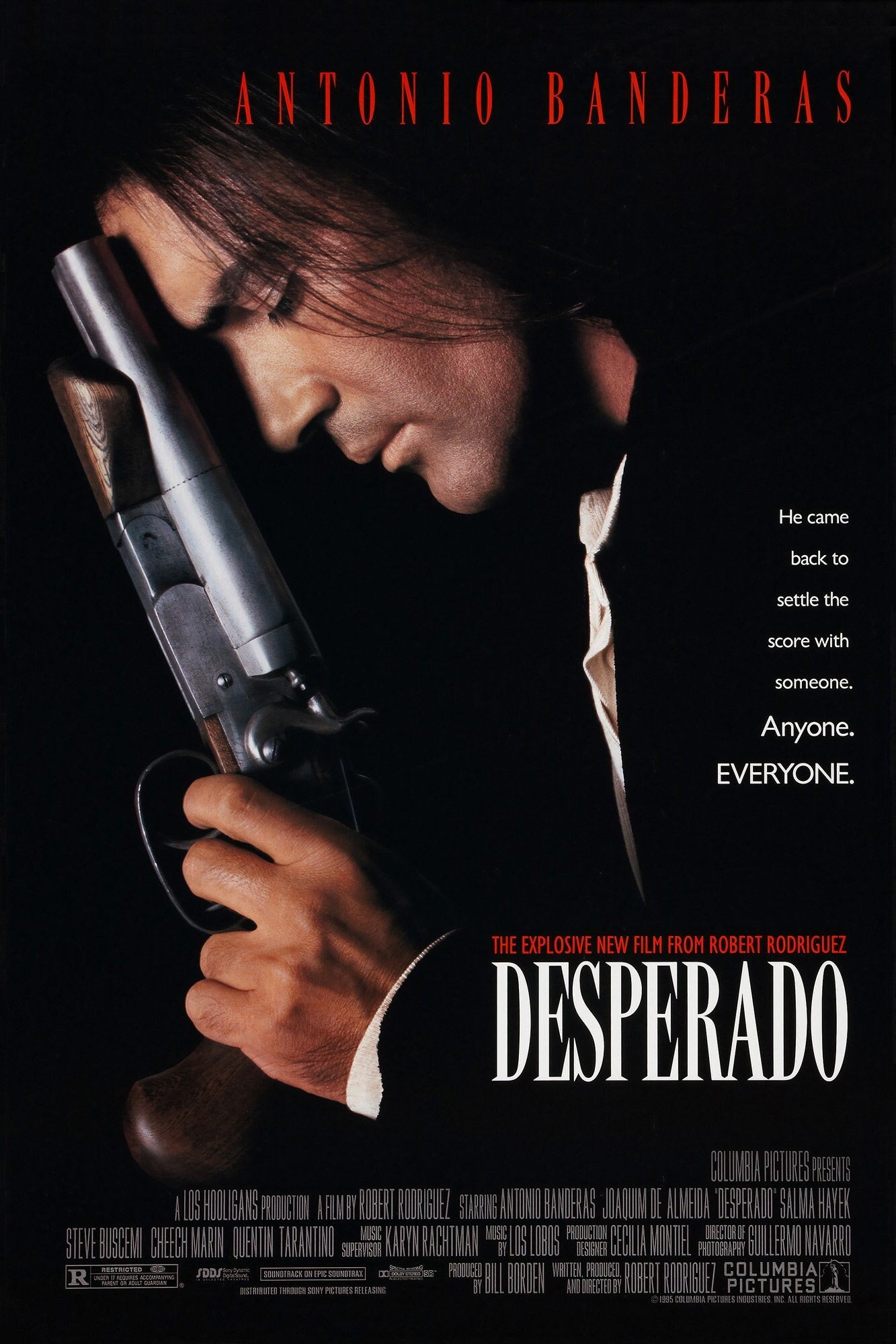 Antonio Banderas Vintage Desperado Movie Poster 23.5 x 34 – PosterAmerica