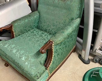 Customizable French Bergère Lounge Chair