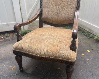 Silla auxiliar personalizable de estilo Regencia vintage