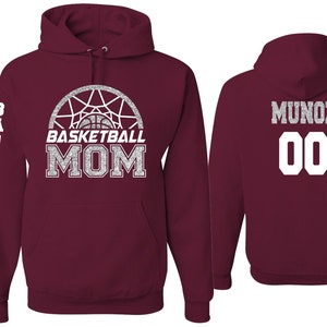 Basketball Mom Hoodie, Personalized Basketball Hoodie, Basketball Hoodie, Custom Basketball Hoodie, Basketball Team Hoodie